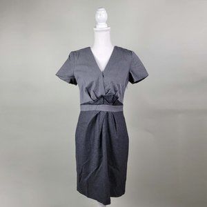 J. CREW 100% Wool Grey Pegged Dress size 6